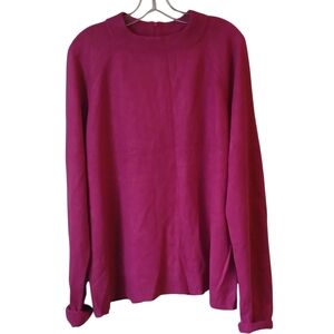 Karen Scott Fuchsia Sweater Size XXL
